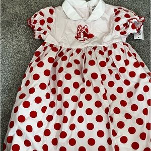 Disney Baby Park Exclusive Minnie Mouse Dress & Coordinating Sock and Headband